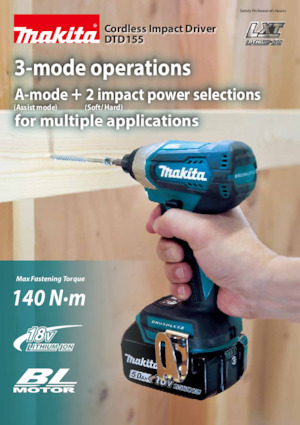 Cordless Impact Drivers & Wrenches Makita DTD155 