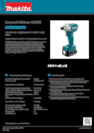 Cordless Impact Drivers & Wrenches Makita DTDA070