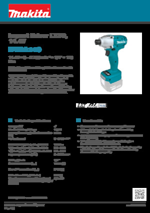 Cordless Impact Drivers & Wrenches Makita DTDA140