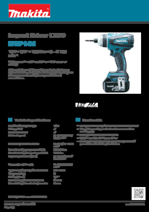 Cordless Impact Drivers & Wrenches Makita DTP141