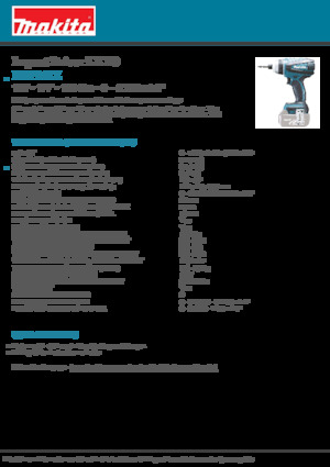 Cordless Impact Drivers & Wrenches Makita DTP141Z