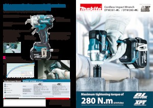 Cordless Impact Drivers & Wrenches Makita DTW281
