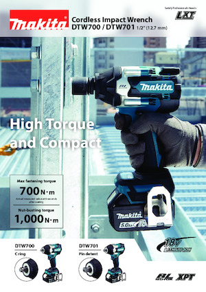Cordless Impact Drivers & Wrenches Makita DTW700 