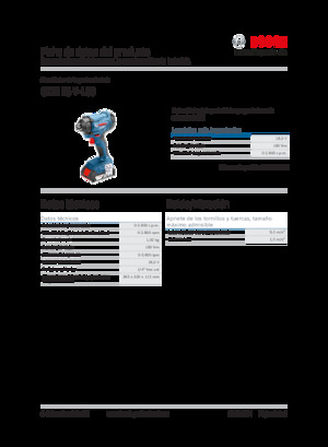 Cordless Impact Drivers & Wrenches Bosch GDR 18V-160