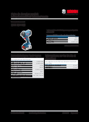 Cordless Impact Drivers & Wrenches Bosch GDR 18V-160