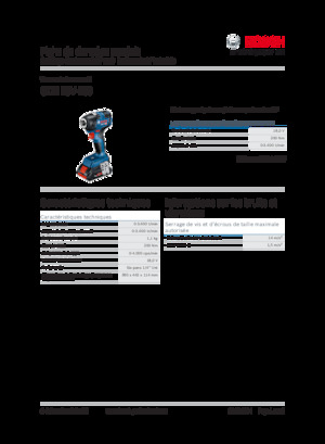 Cordless Impact Drivers & Wrenches Bosch GDR 18V-200