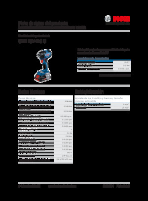 Akülü Darbeli Matkaplar ve Anahtarlar Bosch GDR 18V-210 C
