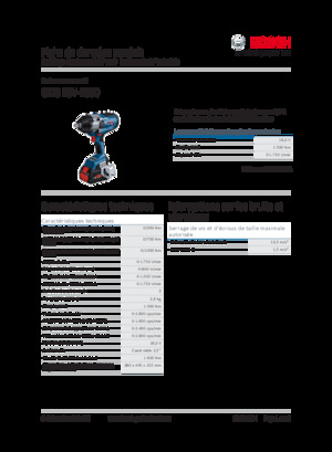 Cordless Impact Drivers & Wrenches Bosch GDS 18V-1000