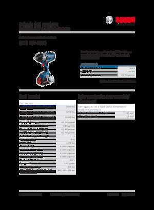 Cordless Impact Drivers & Wrenches Bosch GDS 18V-1000