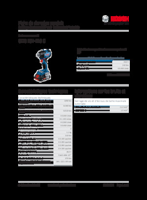 Akülü Darbeli Matkaplar ve Anahtarlar Bosch GDS 18V-210 C