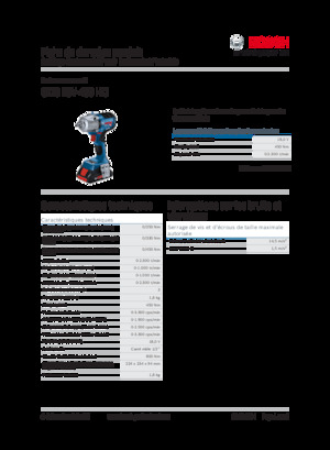 Cordless Impact Drivers & Wrenches Bosch GDS 18V-450 HC