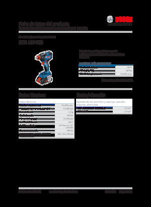 Akülü Darbeli Matkaplar ve Anahtarlar Bosch GDX 18V-200