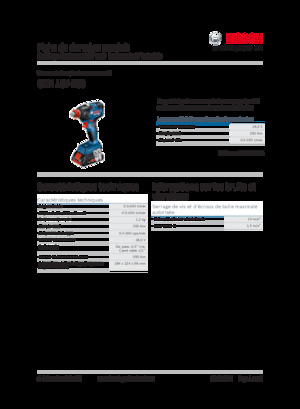 Cordless Impact Drivers & Wrenches Bosch GDX 18V-200