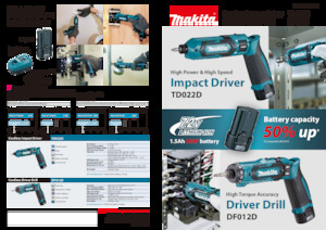 Cordless Impact Drivers & Wrenches Makita TD022D