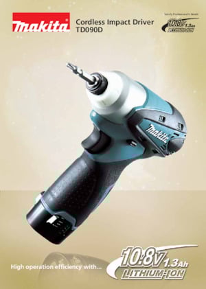 Akülü Darbeli Matkaplar ve Anahtarlar Makita TD090D