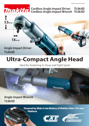 Cordless Impact Drivers & Wrenches Makita TL064D
