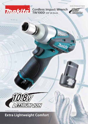 Cordless Impact Drivers & Wrenches Makita TW100D