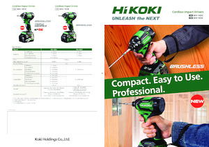 Cordless Impact Drivers & Wrenches HiKOKI WH18DE