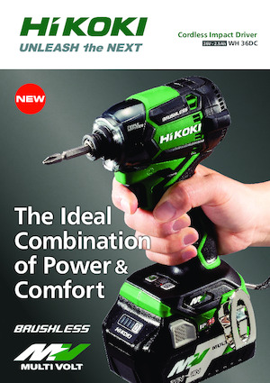 Cordless Impact Drivers & Wrenches HiKOKI WH36DC