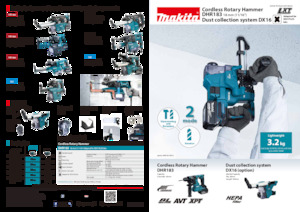 Cordless Rotary Hammers SDS Makita DHR183