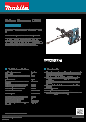 Cordless Rotary Hammers SDS Makita DHR264