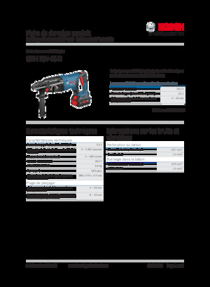 Akülü Döner Çekiçler SDS Bosch GBH 18V-26 D