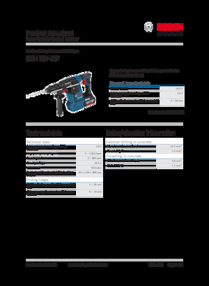 Cordless Rotary Hammers SDS Bosch GBH 18V-26F