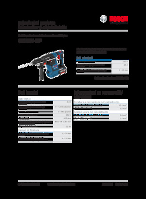 Cordless Rotary Hammers SDS Bosch GBH 18V-26F