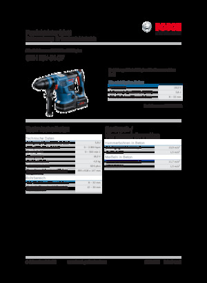 Cordless Rotary Hammers SDS Bosch GBH 18V-34 CF