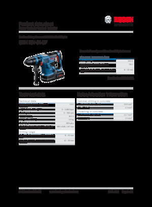 Cordless Rotary Hammers SDS Bosch GBH 18V-34 CF