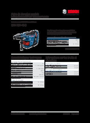 Cordless Rotary Hammers SDS Bosch GBH 18V-40 C