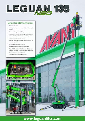 Crawler Articulating Boom Lifts Leguan 135