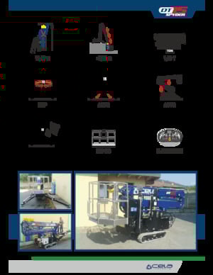 Paletli Mafsall Bomlu Asansörler CELA DT 15 Spyder