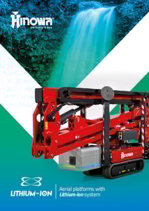 Crawler Articulating Boom Lifts Hinowa Goldlift 14.70 IIIS