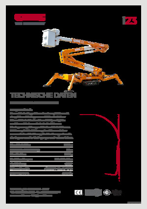 Crawler Articulating Boom Lifts CMC i23