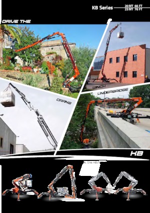 Crawler Articulating Boom Lifts Cormidi KB20