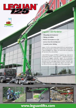 Paletli Mafsall Bomlu Asansörler Avant Tecno Leguan 125M2