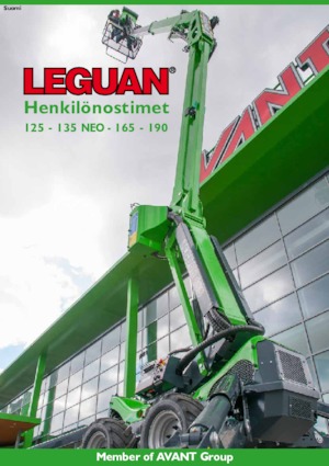 Crawler Articulating Boom Lifts Avant Tecno Leguan 190