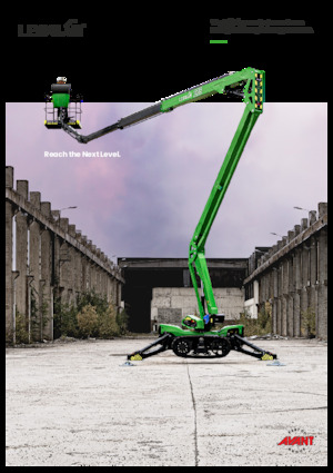Crawler Articulating Boom Lifts Avant Tecno Leguan 190