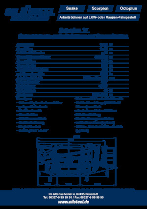 Crawler Articulating Boom Lifts Oil & Steel Octoplus 17