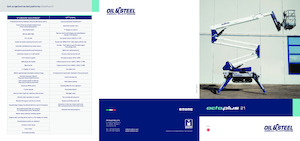 Crawler Articulating Boom Lifts Oil & Steel Octoplus 21