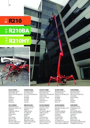 Paletli Mafsall Bomlu Asansörler Easy Lift R210BA