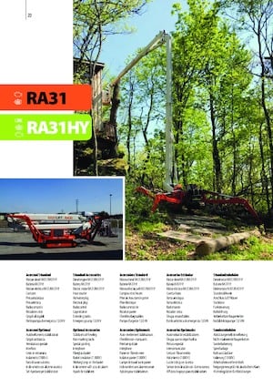 Paletli Mafsall Bomlu Asansörler Easy Lift RA31HY