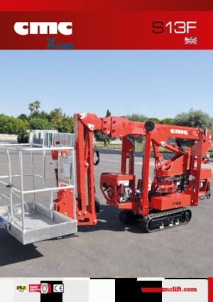 Crawler Articulating Boom Lifts CMC S13F