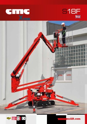 Crawler Articulating Boom Lifts CMC S18F