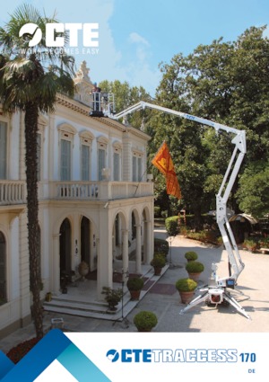 Paletli Mafsall Bomlu Asansörler CTE Traccess 170 E