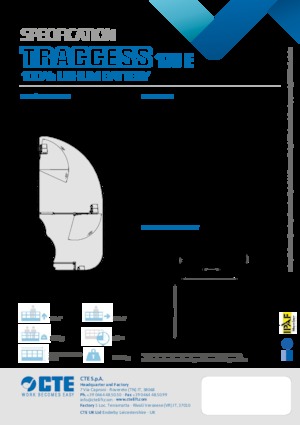 Crawler Articulating Boom Lifts CTE Traccess 170 E