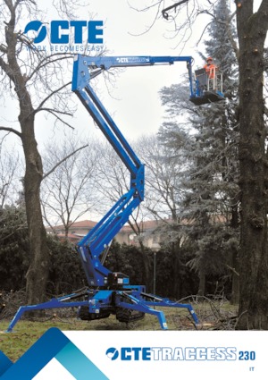 Crawler Articulating Boom Lifts CTE Traccess 230 Winch