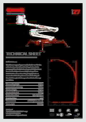 Crawler Articulating Boom Lifts CMC i27