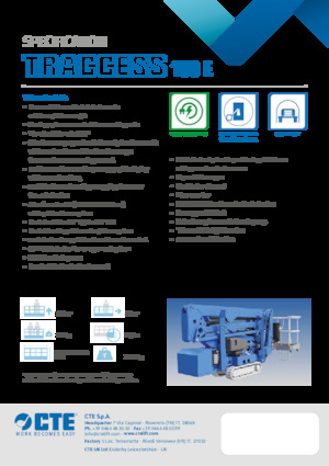 Paletli Mafsall Bomlu Asansörler CTE Traccess 160 E